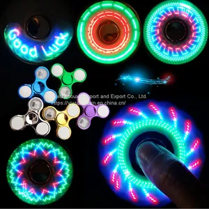 Led Variable Light Fingertip Gyroscope Decompression Toys thumbnail-1