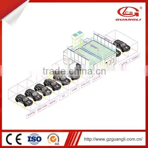 Golden Supplier High Efficiency GL-L3 Multi-station Auto Powder Painting Line thumbnail-1