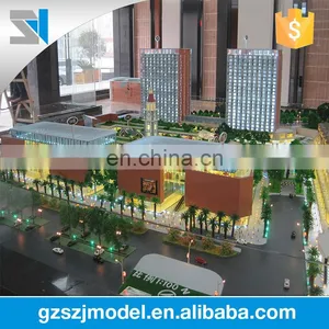 Building Scale Model With Led Light for Presentation , Mosque 3d Model thumbnail-4
