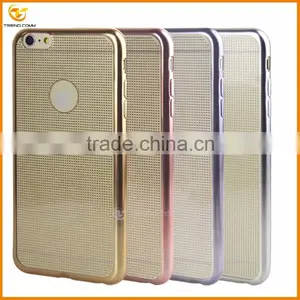Wholesale Plating Transparent Tpu Soft Case for Iphone 6 thumbnail-6