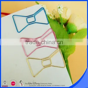 Iron Wire Colorful Plated Bow Paper Clip Logo Design Quality Choice thumbnail-6