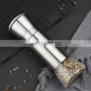 Favourable Price Top Quality Classic Big Bottle Manual Stainless Steel Pepper Grinder thumbnail-5