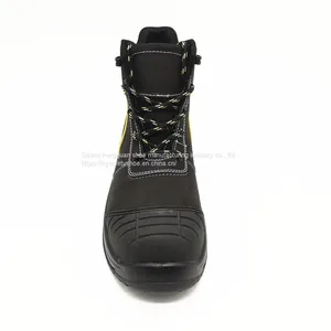S1P/S3 SAFETY SHOES NUBUCK LEATHER MIDDLE CUT RT6879 thumbnail-3