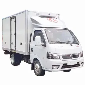 Dongfeng 4x2 2ton Mini Refrigerated Truck Diesel or Gas or Electric Powered thumbnail-1
