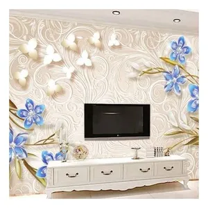 Deco Mural Flower Printer 16D 3D 5D 8D Modern Designs Wall Mural Decoration Drop Ship thumbnail-2