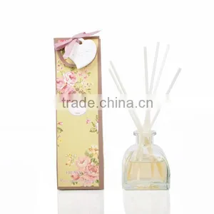 50ml Home Fragrance Aroma Reed Diffuser With Glass Bottle and Clay Decoration SA-2012 thumbnail-4