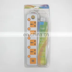 Multiple Power Socket 3m Wire Color Multi Outlet Electrical Extension Socket thumbnail-2