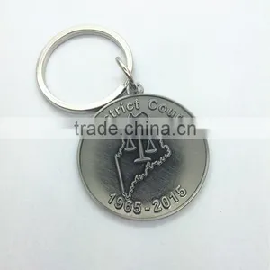 District Court Single Design Key Chain Custom Key Chain Metal Key Chain Floating Key Chain thumbnail-1