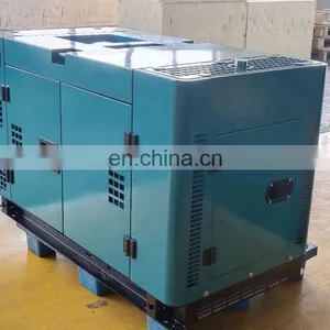 10KW Water Cooled Silent Diesel Machines Engine Genset EV80 With Canopy thumbnail-4