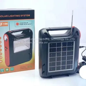 Portable Bluetooth Speaker With Torch Light and Bulbs for Outdoor Camping thumbnail-1