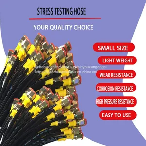 3*6mm 630bar Steel Wire Braided High Pressure, Hydraulic Measuring Hose, Pressure Gauge Connection Hose。 thumbnail-1