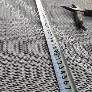 Easy Install Flat Flex Sus304 Stainless Steel Wire Balanced Weave Conveyor Belt Transport Mesh Belt for Bakery Machinery thumbnail-5