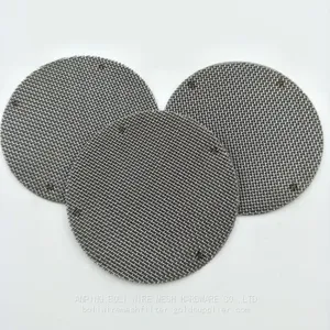 Quality SS316 Stainless Steel Wire Mesh Filter Disc/ Metal Mesh Screen Filter Disk/Stainless Steel Wire Mesh Filter thumbnail-4