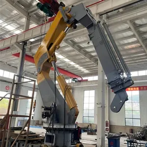 ABS CCS API 2c Intelligent Hydraulic Boat Crane Integrates Advanced Control System and Sensors, Precise Control, Fault Self-Diagnosis, Overload Protection thumbnail-3