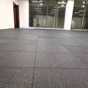 Rubber Flooring Interlocking 50*50/100*100cm Gym Flooring Mat for Sale thumbnail-5