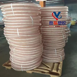 PU Polyurethane Steel Wire HoseTelescopic Ventilation Transparent BellowsHigh Temperature and Pressure Resistant Hose thumbnail-3