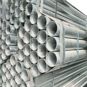 Hot DIP Galvanized Steel Pipe HDG Round Steel Pipe Hollow Section Steel Pipe for Construction Building Scaffolding thumbnail-1