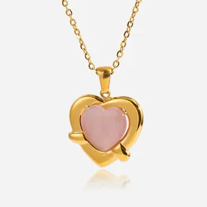 18K PVD Gold Plated Stainless Steel Chain Necklace - Non-Fade Fashion Jewelry thumbnail-1