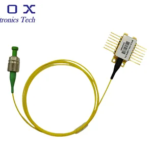 1550.12nm ITU Grid Channel 34 DWDM DFB Butterfly Laser, 10mW or 20mW Analog CATV Laser Diode With TEC, Monitor PD & FC/APC Pigtail thumbnail-2