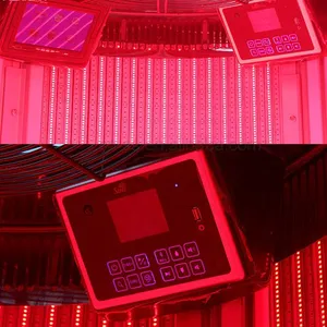 Commercial Solar Suntan Solarium Dual Function Stand Up Tan Bed 48 LED Lamps 2000W Power thumbnail-3