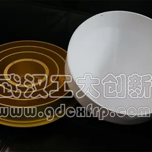 210 FRP Radome With Base 1-4GHz GNSS Dark Grey High Dome Antenna Protective Cover thumbnail-3