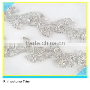 Fabulous 888 Crystal Rhinestone Bead Bracelet Trim Gold Plated Cup Chain thumbnail-5
