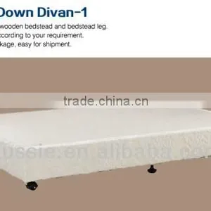 Box Spring Soild Wood Knock Down Bed Frame thumbnail-1