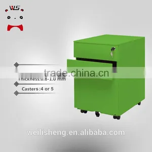 Luoyang WLS Metal Small Mobile Filing Cabinet With Drawer Of High Quality For Office thumbnail-2