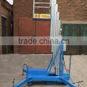 Single Aluminium Alloy Hydraulic Platforms/mobile Courtyard Aluminum Alloy Elevator thumbnail-1