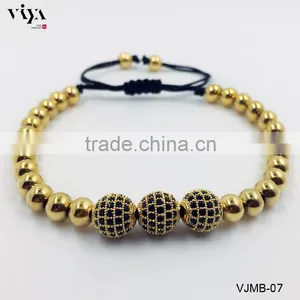 The Best Selling Chinese Knot Beads Jewelry With 4mm6mm8mm Sizes 316L Stainless Steel Bracelet thumbnail-3
