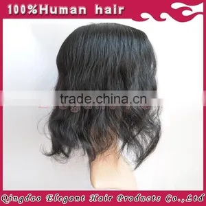 Brazilian Hair Human Hair Type and Yes Virgin Hair Human Hair Toupee for Women thumbnail-4