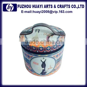Round Gift Box Wholesale Custom Small Tote Gift Box thumbnail-6