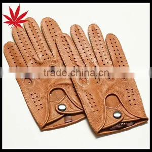 Locomotive Model Deerskin Gloves Outdoor Sports Gloves Leather Motorcycle Racing Gloves thumbnail-1