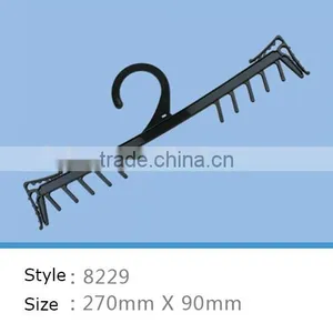 Black Plastic Clothes Hanger for Lingerie thumbnail-4