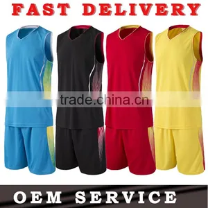 2015 High Quality OEM Promotional Custom Korea Basketball Jersey Design thumbnail-2