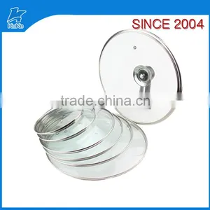 Round Glass Lid for Pot With Steam Hole thumbnail-1