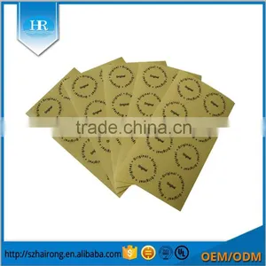 Black Printing Transparent Adhesive Label Sticker thumbnail-2