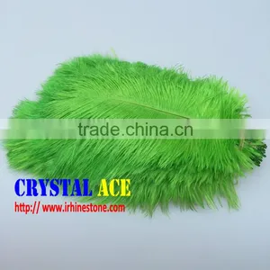Pretty Green Colour Carnival Ostrich Feathers, Dyed Ostrich Feather Trim for Tower Vase Centerpiece thumbnail-1