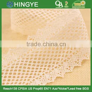High Quality Scallop Cotton Crochet Embroidery Lace for Garments H1651 thumbnail-2