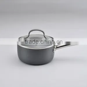 [BSCI Member] Hard Anodized Aluminum Sauce Pot With Hollow Handle Coating Available/kitchenware thumbnail-1