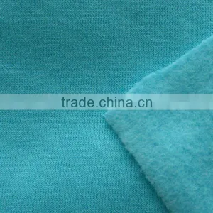 32s+14s 280gsm100% Spun Polyester Fleece Fabric thumbnail-1