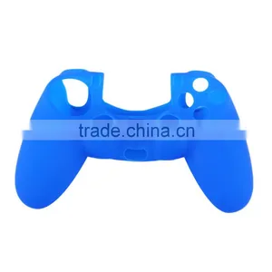 Black Blue Red Soft Silicone Rubber Gel Skin Non-slip Case Cover for PS4 Controller thumbnail-6
