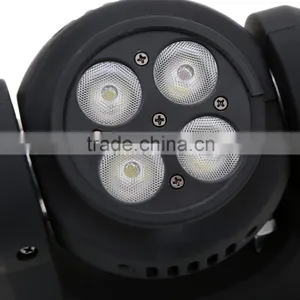 Double Face 4pcs 10W 4 in 1 Mini Led Disco Moving Head Beam Light thumbnail-2