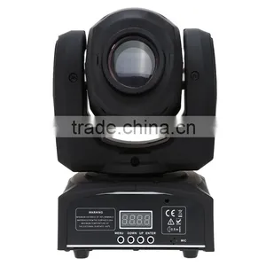 Adj 12W Led Mini Spot Gobo Moving Head Stage Disco Light thumbnail-2