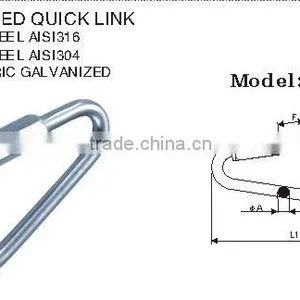 New Premium Cheap Price Pear Shaped Quick Link Steel Electric Galvanized OEM Service China Supplier Hardware thumbnail-2
