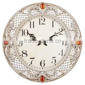 48cm Jewelry Amber Resin Luxury Wall Clock Women thumbnail-3
