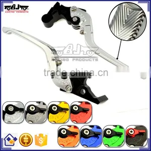 BJ-LS-008 Special Design 3D Long CNC Folding Motorcycle Hand Brake and Clutch Lever for Yamaha YZF R25 thumbnail-1