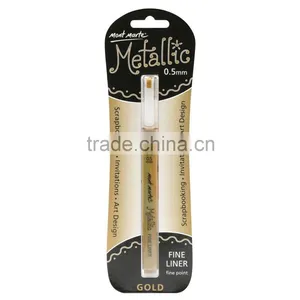 Mont Marte Metallic Marker Fine Point - Gold thumbnail-1