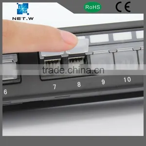 Network Panel With Led Light, Cat5e Rj45 Cable Patch Panel thumbnail-1