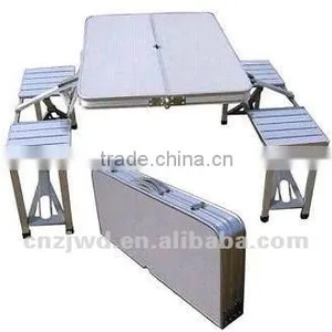 Camp Aluminum Patio Table and Chairs Outdoor thumbnail-1